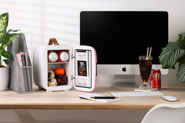 Subcold Pro 4 litre pink table top mini fridge